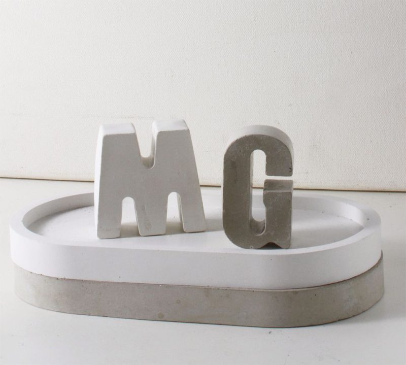 Kleine Buchstaben von A bis Z aus Beton – Bild 5