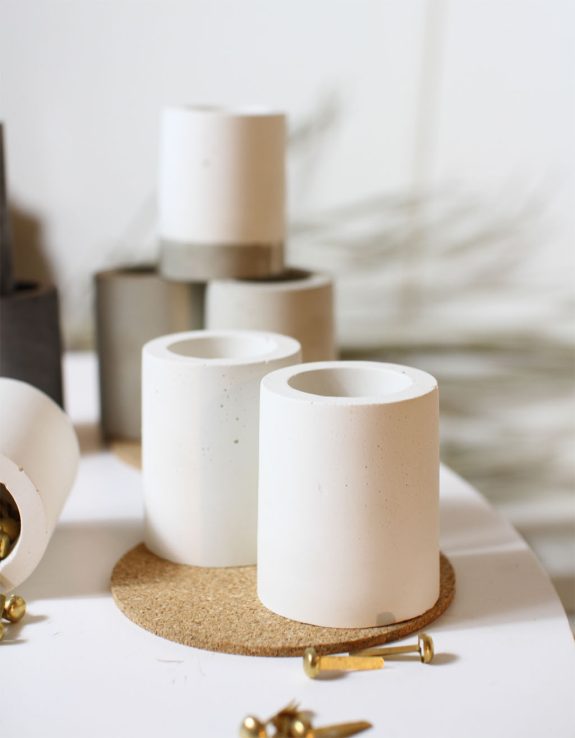 Mini Vase aus Beton