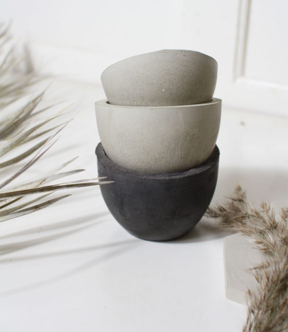 kleiner Dekotopf aus Beton