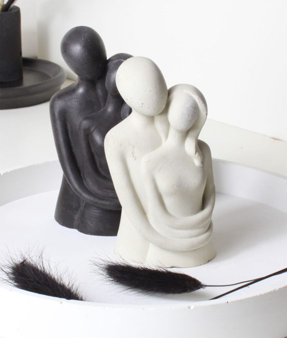 Paar, Liebespaar Lovers Deko aus Beton