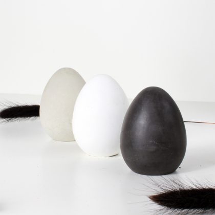 Dekoeier zu Ostern aus Beton