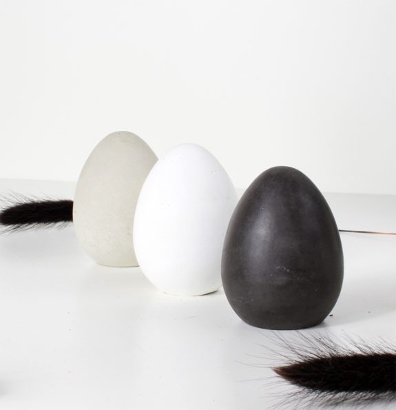 Dekoeier zu Ostern aus Beton